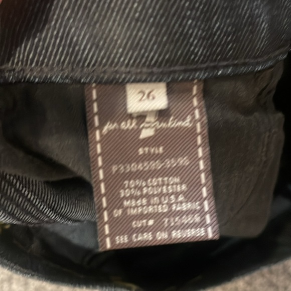 7 For All Mankind Wide Leg ‘Ginger’ Jeans - Picture 4 of 6